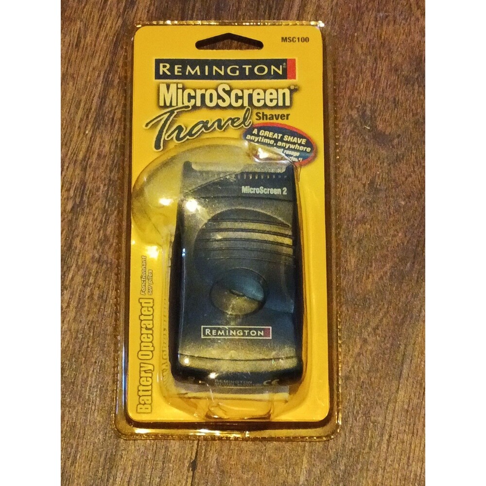Vintage Remington  MicroScreen Travel Shaver MSC100 New/Sealed